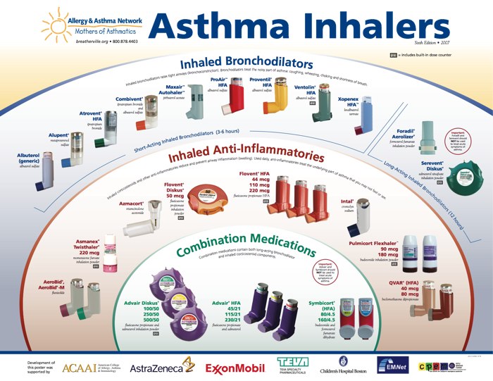 Common Asthma Inhalers Hui Allergy & Asthma Care